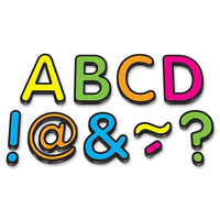 Teacher Created Resources Lettres magnétiques 2" Neon Brights Classic, 261 Pack-Ajoutez du style à d'autres surfaces métalliques telles que les tableaux blancs, les portes, les bureaux, les étagères et les poubelles