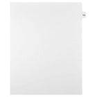 Mark Maker – Onglets séparateurs juridiques blancs, 1/15 onglets, format lettre, sans trous, numéro 152, 25/paquet-Onglets séparateurs blancs, 1/15 onglets