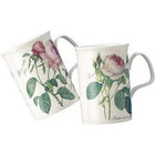 Roy Kirkham – Ensemble de 6 tasses Lancaster, modèle Rose redoute-Ensemble de 6 tasses Lancaster en porcelaine à la cendre d’os, modèle Roses redoute.