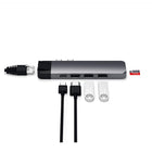 Satechi Hub USB-C Pro Adaptateur avec Ethernet - Gris sidéral-1 x Gigabit Ethernet - supports 10/100/1000Mbps