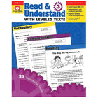 Evan-Moor – Livre de ressources pour l’enseignant « Read And Understand with Leveled Texts », 3e année (EMC3443)-Convient aux enfants de 8 ans et en 3e année