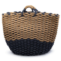 Truu Design - Panier de rangement tressage épais, 14 x 17"-Mesure: le panier de rangement mesure 45,1cm L x 36,2cm H x 37,4cm P (17,75" L x 14,25" H x 14,74" L)