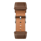 HUAWEI Bracelet de cuir de veau classique pour les montres GT 2/GT 2 Pro/GT 3 Série 46mm et Watch 3 Pro Série - brun foncé-Des trous d’aération moulés permettent à votre poignet de respirer et les matériaux résistants aux éclaboussures permettent au bracelet de résister aux rigueurs de la vie quotidienne.