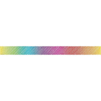 Teacher Created Resources - Bordure droite gribouillis colorée, paquet de 72-Décorations pour la classe