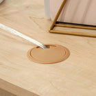 Sauder 66"W La Collection Whitaker Point Bureau Ministre - Finition Natural Maple-Finition Natural Maple