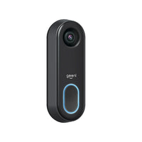Sonnette filaire intelligente Geeni DOORPEEK avec caméra HD 1080p-Caméra de sonnette de sécurité compatible Wi-Fi avec résolution 1080p et angle de vue de 130 °
