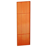Azar Displays – Panneau d’accrochage mural à 1 côté perforé, 44 x 13,5 po, orange transparent, 2/paquet (771344-ORG)-Pour surfaces planes
