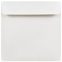 JAM Paper Enveloppes carrées standard à fermeture gommée, 6 x 6 po, blanc, 100/pqt-Blanc