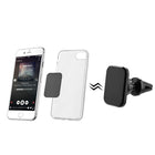 Powerology – Support magnétique PSMBK pour grille d'évent, noir -Rapide et facile à installer