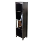Winsome – Étagère de rangement Terrace à 5 niveaux, fini espresso-Utilisez l’étagère Terrace comme bibliothèque ou ajoutez-y des paniers pour un espace de rangement complet
