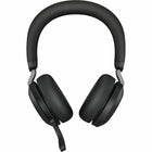 Jabra - Casque Evolve2 75 MS Bluetooth USB Type-C pour Microsoft Teams + station de recharge-Casque d’écoute de bureau, Bluetooth 5.2, portée : Jusqu’à 30 m (100 pi)