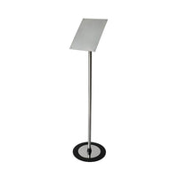 Futech FSH005B Support pour enseigne de sol paysage / portrait, 8,75 "x 11,25" enseignes, noir-Cadre magnétique pour contenir le matériel d'impression.
