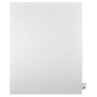 Markmaker - Intercalaires imprimes Legal, Blanc, 1/25th coupe, format lettre, sans trous, 25 tabs/PQT, 5 PQT/Boite, Numero 99-Intercalaires imprimes Legal