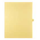 Markmaker - 25 tabs/PQT, 5 PQT/Boite, Intercalaires imprimes Legal, Chamois, 1/15th coupe| format lettre, sans trous, Numero 83-Intercalaires imprimes Legal