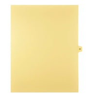 Markmaker - 25 tabs/PQT, 5 PQT/Boite, Intercalaires imprimes Legal, Chamois, 1/15th coupe| format lettre, sans trous, Numero 83-Intercalaires imprimes Legal