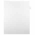 Mark Maker – Onglets séparateurs juridiques blancs, 1/25 onglets, format lettre, sans trous, numéro 5, 25/paquet-Onglets séparateurs blancs, 1/25 onglets