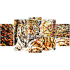 Designart – Fierté du tigre, illustration d’animaux sur toile (PT2404-373)-Impression