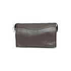 Ashlin® – Trousse de rasage DOOP de format moyen Cordasco, cuir, brun foncé-Trousse de rasage DOOP avec fermeture à glissière sur le dessus et compartiment avant à fermeture à glissière. 
Format idéal pour voyage et accessoires. Excellente conception unisexe pour hommes et pour femmes. Compartiment à fermeture à glissière sur le dessus pour un accès facile au contenu