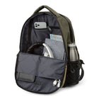 Bugatti - Collection Outland Sacs à dos, polyester ultraresistant, Khaki-Fait en polyester texture ultraresistant. Grand compartiment central avec fermeture eclair sur 3 côtes