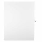 Mark Maker – Onglets séparateurs juridiques blancs, 1/15 onglets, format lettre, sans trous, numéro 68, 25/paquet-Onglets séparateurs blancs, 1/15 onglets