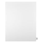 Mark Maker – Onglets séparateurs juridiques blancs, 1/15 onglets, format lettre, sans trous, numéro 60, 25/paquet-Onglets séparateurs blancs, 1/15 onglets