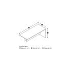 Pro-Linea – Table retour, gris écorce-Construction de 1,5 po de calibre commercial avec surfaces au fini en mélamine résistant aux égratignures, aux taches et à l’usure.