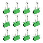 JAM Paper – Pinces relieuses, taille grande, 41 mm, vert, 12/paquet (340BCgr)-5