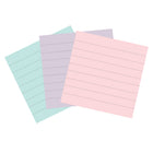 Post-it - Feuillets super collants - 4 po x 4 po - Collection Wanderlust Pastels - 70 feuilles/bloc, 210 feuilles - Paquet de 3-Disponible en 70 feuilles/bloc, 3 blocs/paquet
