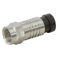 Digiwave – Connecteur RG6 F pour compression (DGA6089RG6), 0,5 x 0,5 x 2 po, argenté, paq./50-Le connecteur Digiwave RG6 F pour compression est requis pour tous les satellites et systèmes numériques à large bande