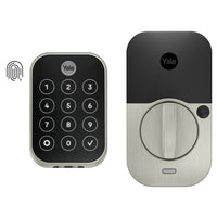 Yale - 450 Assure Lock 2 Touch avec Bluetooth - Sans clé - Nickel satiné-Déverrouillez avec votre empreinte digitale avec une précision de 99 pourcent et un temps de reconnaissance inférieur à 0,5 seconde