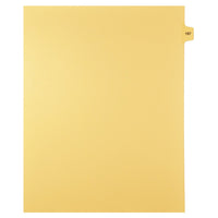 Markmaker - 25 tabs/PQT,5 PQT/Boite, Intercalaires imprimes Legal, Chamois, 1/15th coupe| format lettre, sans trous, Numero 197-Intercalaires imprimes Legal