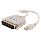 C2GMB – Câble parallèle adaptateur USB IEEE-1284 d’imprimante de 1,8 m/6 pi-Ne gaspillez pas le port parallèle de votre ordinateur pour votre imprimante à jet d’encre, laser, ou haute vitesse.