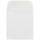 JAM Paper Enveloppes carrées miniatures avec fermeture gommée, 2 3/8 x 2 3/8 po, blanc, 1000/pqt-Taille : 2 3/8 x 2 3/8 po
