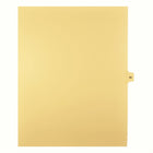 Markmaker - 25 tabs/PQT, 5 PQT/Boite, Intercalaires imprimes Legal, Chamois, 1/15th coupe| format lettre, sans trous, Numero 68-Intercalaires imprimes Legal