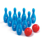 Learning Advantage Number Skittles, bleu-Un excellent moyen pour les jeunes enfants de pratiquer la reconnaissance des nombres et de développer la motricité globale