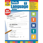 Evan-Moor – Livre d’activités « Daily Language Review » pour l’enseignant, 1re année (EMC579)-Anglais