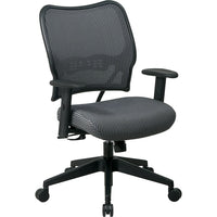 Fauteuil de direction SPACE deluxe avec dossier VeraFlex, charbon-Support lombaire intégré