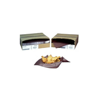 Doublure de panier, de luxe de 12 po x 12 po de papier chocolat, brun-Brun