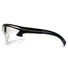 Pyramex – Lunettes de sécurité Venture 3, verre transparent antibuée H2X, monture noire, 12/paquet-Verres en polycarbonate résistant aux égratignures et offrant une protection contre les rayons UVA/B/C de 99 %