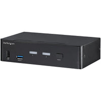 StarTech - Commutateur KVM 2-Port DisplayPort - 4K 60Hz-Respect de la TAA pour les achats de l’annexe du CSG