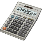 Casio - Calculatrice avec calculs fiscaux 12 chiffres DM-1200BM à alimentation solaire-Touches et affichage très grands 12 chiffres 20 mm