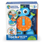 Learning Resources - Tock l'horloge™ d'apprentissage-Les mains analogiques encouragent l'apprentissage pratique, tandis que l'affichage numérique du temps fonctionne comme une horloge de travail