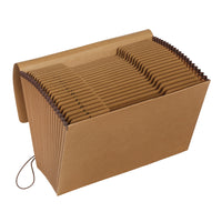 Staples - Chemise-pochette expansible - A-Z, avec rabat - format légal-Comprend 21 compartiments avec des onglets renforcés et préimprimés pour un classement détaillé.