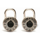 Master Lock - Dudley Cadenas à combinaison  - paquet de 2-Arceau en acier trempé pour une résistance accrue aux objets tranchants