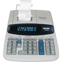 Victor – Calculatrice imprimante robuste à 14 chiffres 1570-6-Affichage fluorescent de 14 chiffres