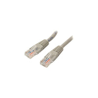 StarTech  Câble de raccordement moulé M45PATCH10GR Cat 5e, 10 pi, gris-Doté d’un connecteur mâle RJ-45 aux deux extrémités pour faciliter la connectivité