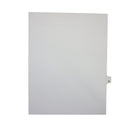 Mark Maker – Onglets séparateurs juridiques blancs, 1/26 onglets, format lettre, sans trous, lettre R, 25/paquet-Onglets séparateurs blancs, 1/26 onglets