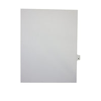 Mark Maker – Onglets séparateurs juridiques blancs, 1/26 onglets, format lettre, sans trous, lettre R, 25/paquet-Onglets séparateurs blancs, 1/26 onglets
