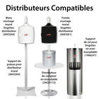 Certainty - Plus lingettes désinfectantes - non parfumé - 8" x 6" - 800 lingettes par rouleau - Paquet de 2-800 lingettes par rouleau, 2 rouleaux par carton
