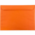  JAM Paper - Enveloppes Colourées pour catalogue de livrets 9 x 12 - Orange recyclé - paquet de 50-Enveloppe orange